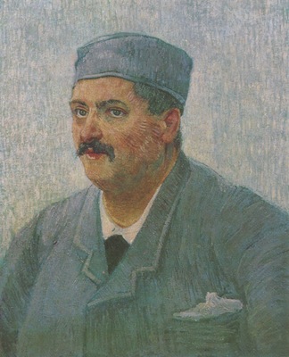 portrait of man with cap, paris 1886