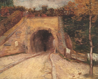 road crossing with lower the viaduct , paris