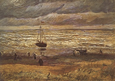 scheveningens beach, stormy weather