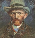 self portrait with felt hat, paris