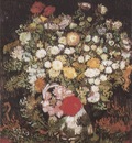 chrysanthemums and wild flowers in a vase, paris