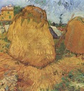 haystacks in provence, arles