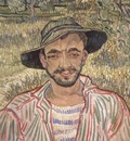 portrait of a young peasant, saint remy