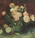 pot with peony and roses, paris