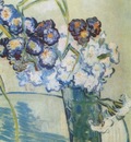 still life, glass with carnations, auvers sur oise