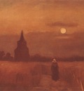 the old tower in the fields, nuenen