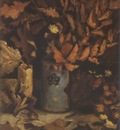 vase with dried leaves, nuenen