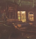 weaver, inside with three small windows, nuenen