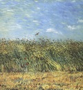 wheatfield with lark, paris