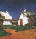 white cottages at saintes maries, arles