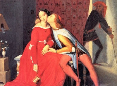 Ingres, Jean Auguste Dominique Paolo and Francesca end