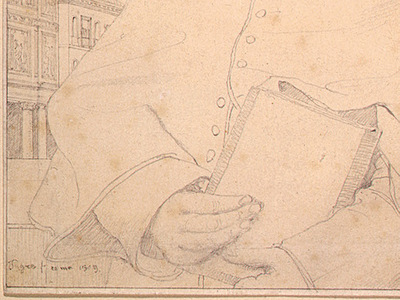 Ingres Auguste Jean Marie Guenepin 1809 detail2