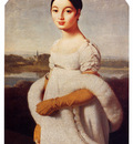 Ingres Jean Auguste Dominique Portrait Of Mademoiselle Caroline Riviere