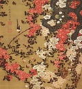 jakuchu wagtail and roses c1757