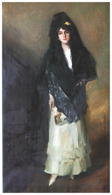 ls Sorolla 1910 Maria con mantilla