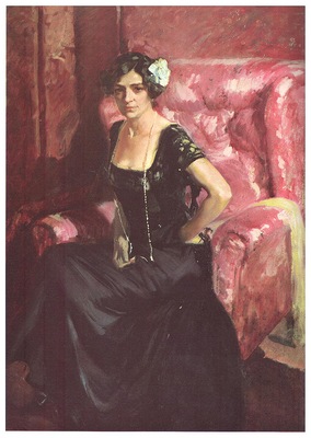 ls Sorolla 1911 Clotilde en traje de noche