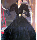 ls Sorolla 1906 Clotilde con traje negro