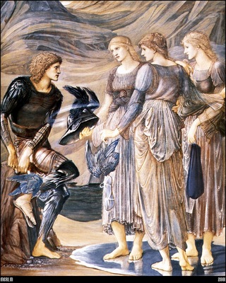 Burne Jones Perseus And The Sea Nymphs 1877 mln