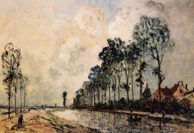 Jongkind Johan Berthold The Oorcq Canal Aisne