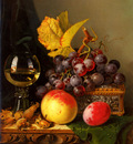 Ladell Edward A Still Life Of Black Grapes