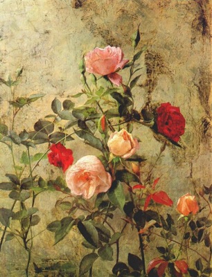 lambdin roses on the wall