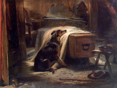 Landseer Edwin The prominent mourning visitor of the old she
