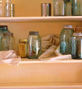 Larson Jeffrey 1998 Old Jars, New Light 20by38in