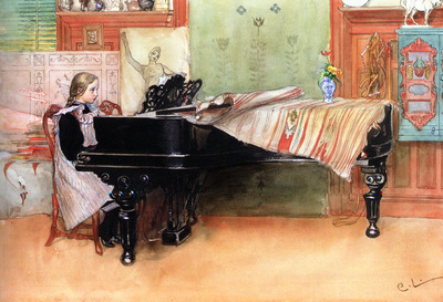 Carl Larsson Skalorna Playing Scales