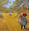 Carl Larsson Apple Orchard, De