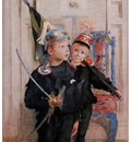 ls Larsson 1894 Ulf and Pontus watercolor
