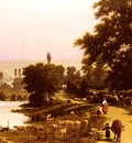 Legat Leon Le Chemin Au Bord De La Riviere