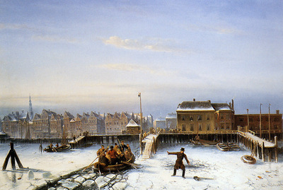 Leickert Charles Scholten family on ice Sun