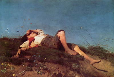 Lenbach Franz von A shepherd boy