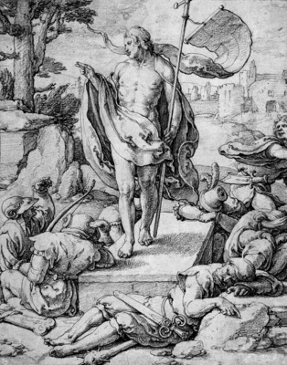 Leyden van Lucas The resurrection Sun