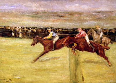 Liebermann Max Horse races Sun