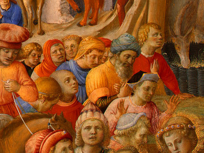 lippi the adoration of the magi, c  1445, tempera on panel