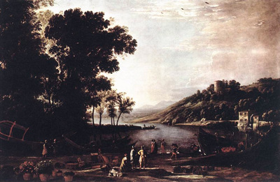 Landscape with Merchants WGA