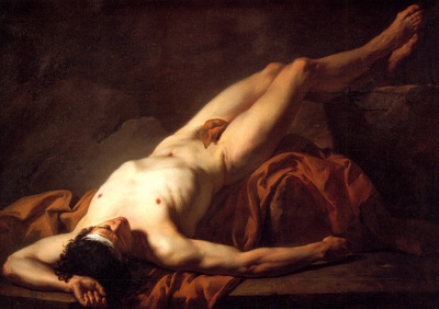 David Jacques Louis Male Nude known as Hector