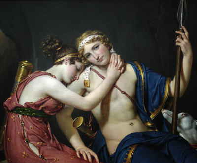 David Jacques Louis The Farewell of Telemachus and Eucharis