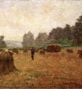 Adams John Ottis Wheat wain Afield