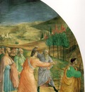 Fra Angelico The stoning of Stephen, 1450s, Chapel of Nichol
