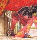 bakst the sleeping beauty design for scene iv the awakening