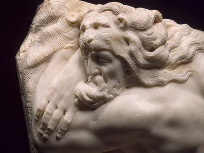 Bandinelli Baccio Sleeping Hercules detail2