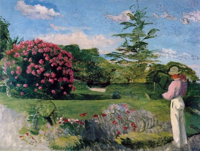 Bazille Le petit jardinier, ca 1866 67, Museum of Fine Arts,