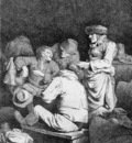 Bega Cornelis Scene at an Inn Sun