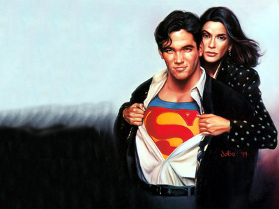 JLM Julie Bell Lois and superman