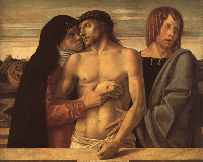 BELLINI,G  PIETA, BRERA GALLERY AT MILAN