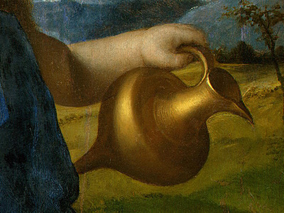 BELLINI,G  THE INFANT BACCHUS, PROBABLY 1505 1510, DETALJ 2,