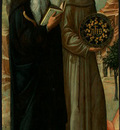 BELLINI,J  SAINT ANTHONY ABBOT AND SAINT BERNARDINO OF SIENA