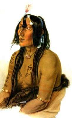 Kb 0019 Psihdja Sahpa Yanktonian Indian KarkBodmer, 1833 sqs